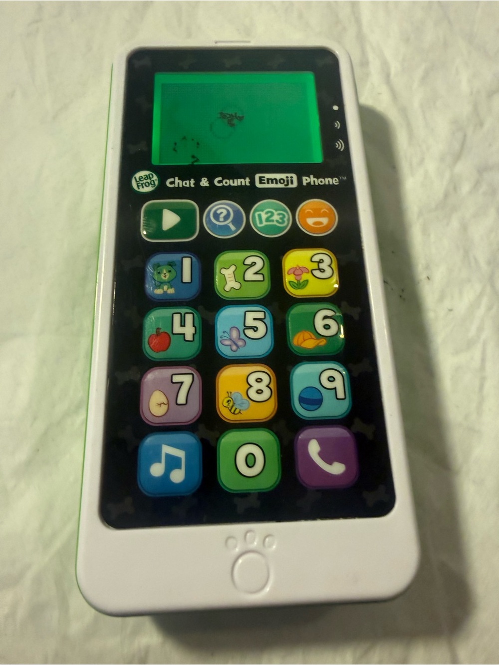 Chat & Count Emoji Phone - White